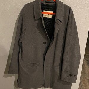 Men's Burberry pea coat large